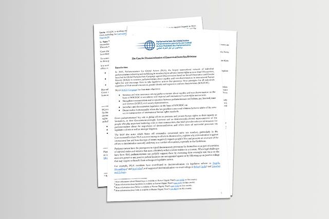 The Case for Decriminalization of Consensual Same-Sex Relations