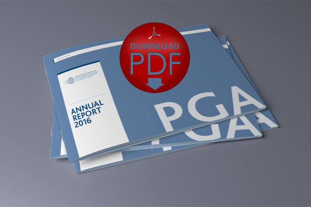 Download PGA's 2016 Annual Report