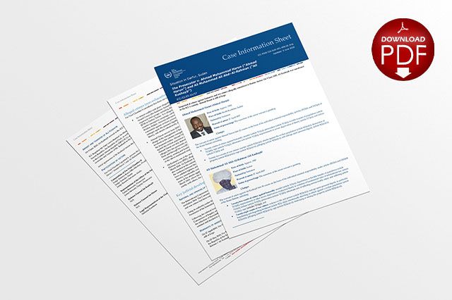 Case Information Sheet