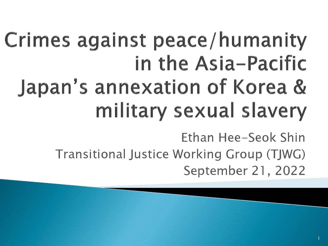 View the presentation by Dr. Ethan Hee-Seok Shin, Catholic University of Korean