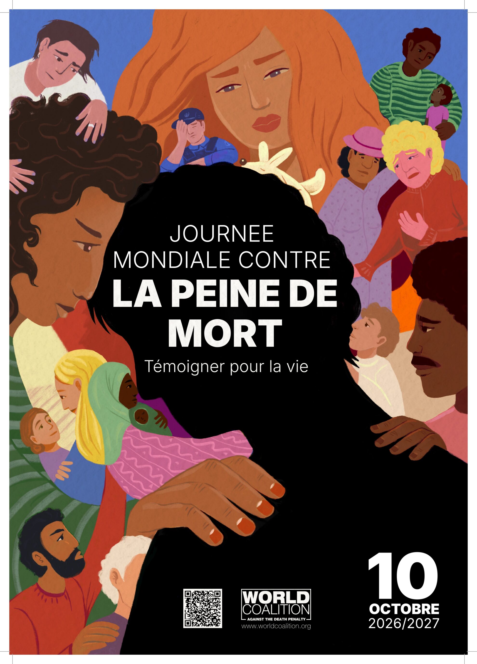 24th world day against the death penalty poster fr