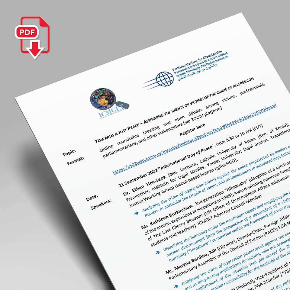 Download Agenda for the Online Roundtable Meeting