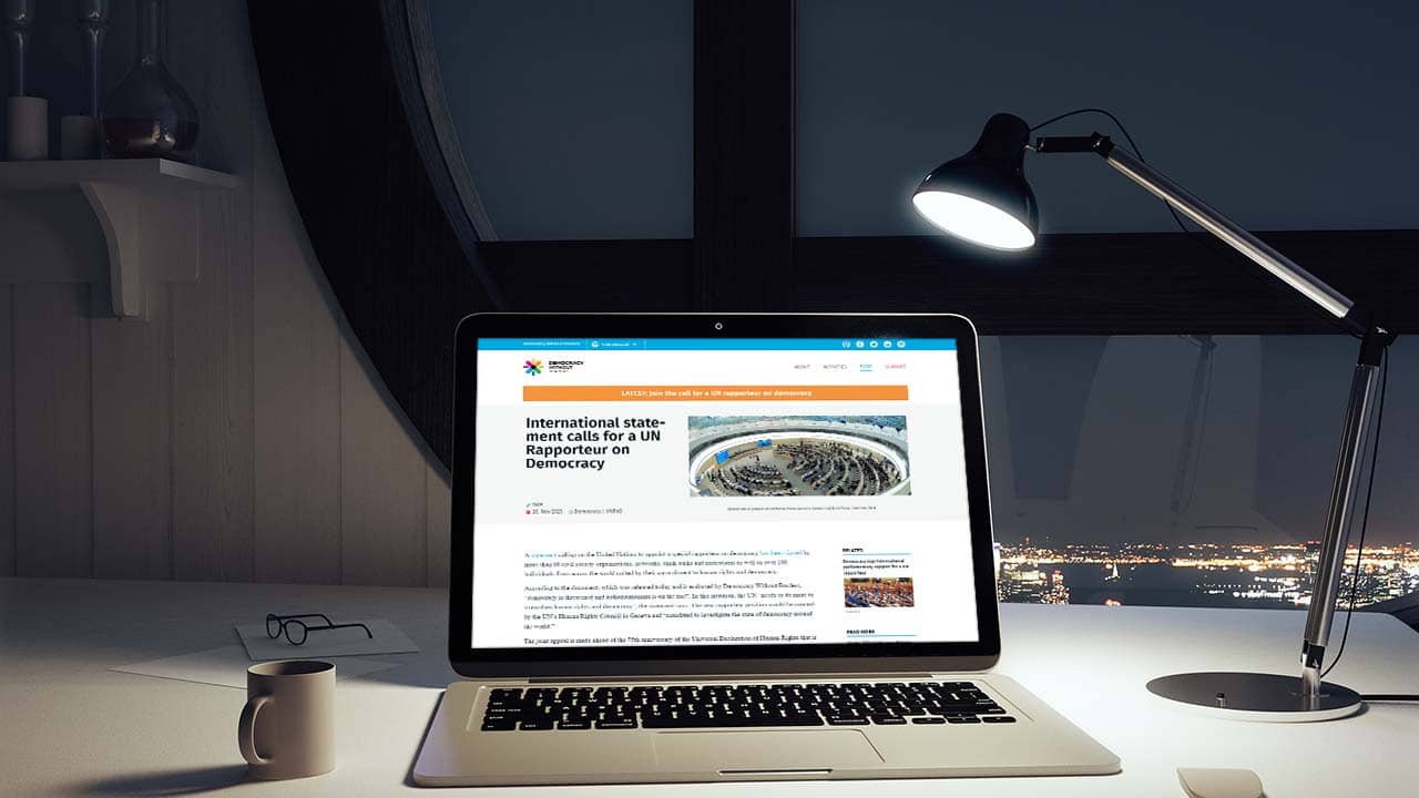 Democracy without Borders - International statement calls for a UN Rapporteur on Democracy