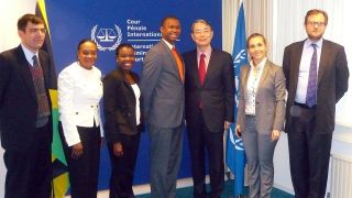 Visit to the ICC by Minister of State for Foreign Affairs and Foreign Trade of Jamaica, Arnaldo Brown MP