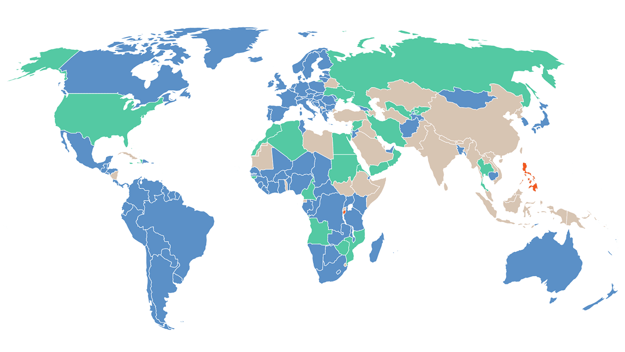 Signatories Which Have Not Ratified The Rome Statute - Campaign ...