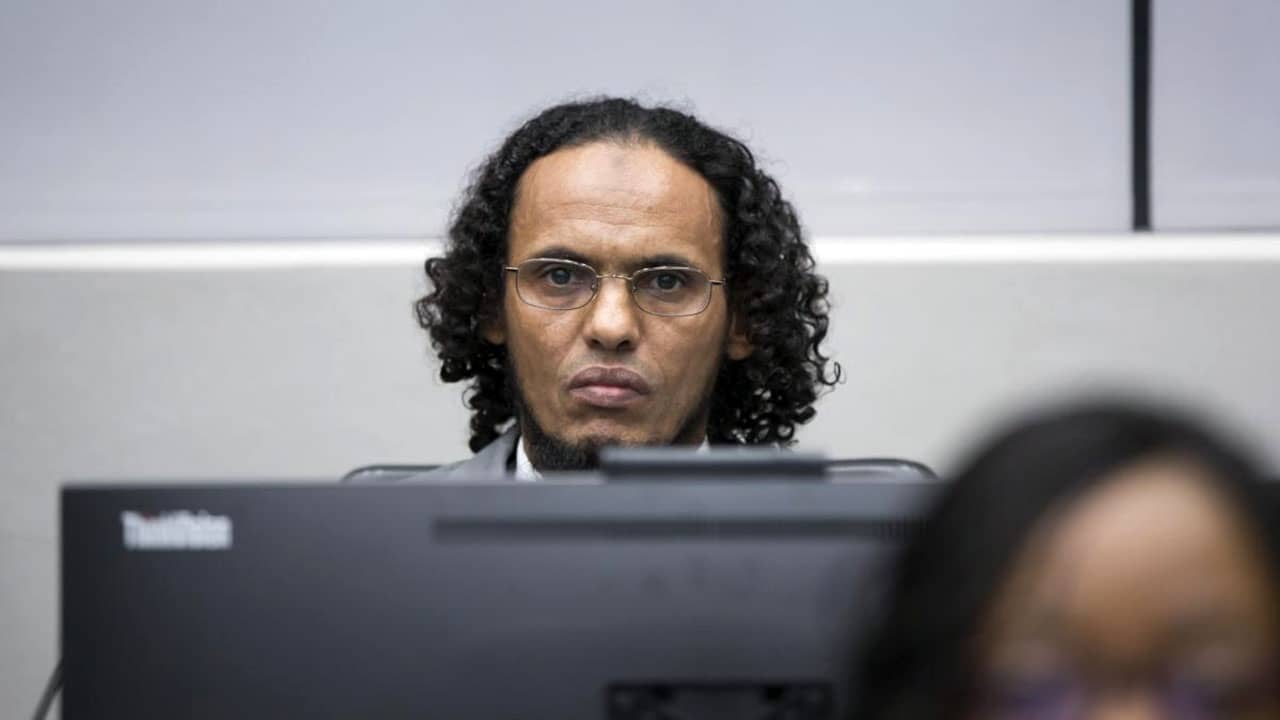 Ahmad Al Faqi Al Mahdi on trial in the ICC in The Hague. ©ICC-CPI