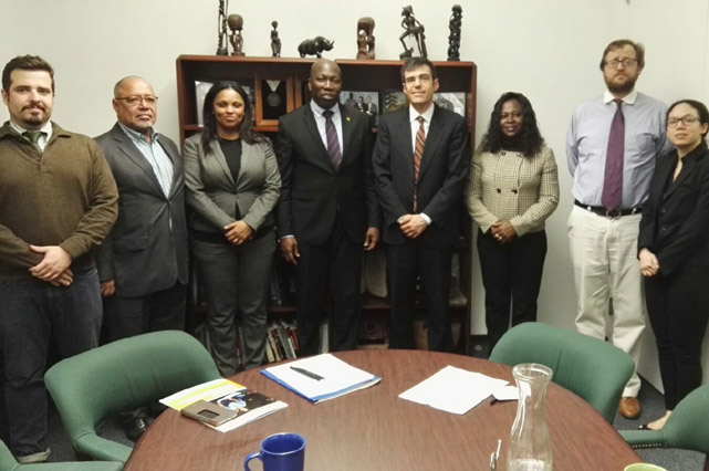 PGA received a visit of an official delegation of parliamentarians from Guinea-Bissau: Dep. Domingos Simões Pereira, Dep. Dr. Suzy Barbosa, Dep. Angelo Regalla and Dep. Maria Paula Costa Pereira
