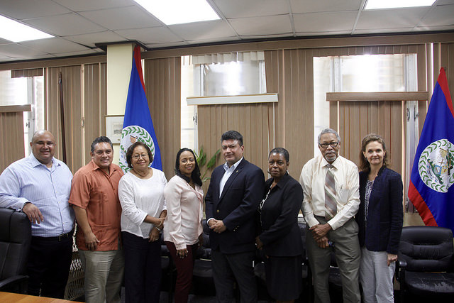 Meeting with Hon. Michael Peyrefitte, Speaker of the House of Representatives, and other government MPs