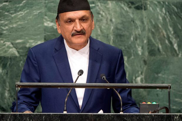 PGA Member, Hon. Dr. Prakash Sharan Mahat (MP), Foreign Minister of the Federal Democratic Republic of Nepal