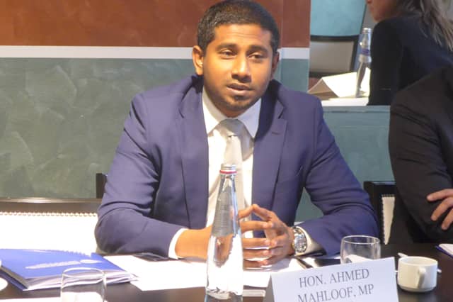 PGA Member Hon. Ahmed Mahloof, MP (Maldives)