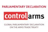 2,097 members from 113 countries have now signed the Control Arms Global Parliamentary Declaration on Arms Trade Treaty.