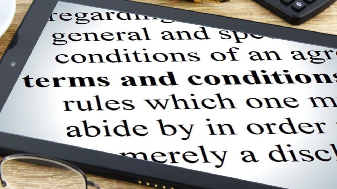 Terms and conditions of using the site