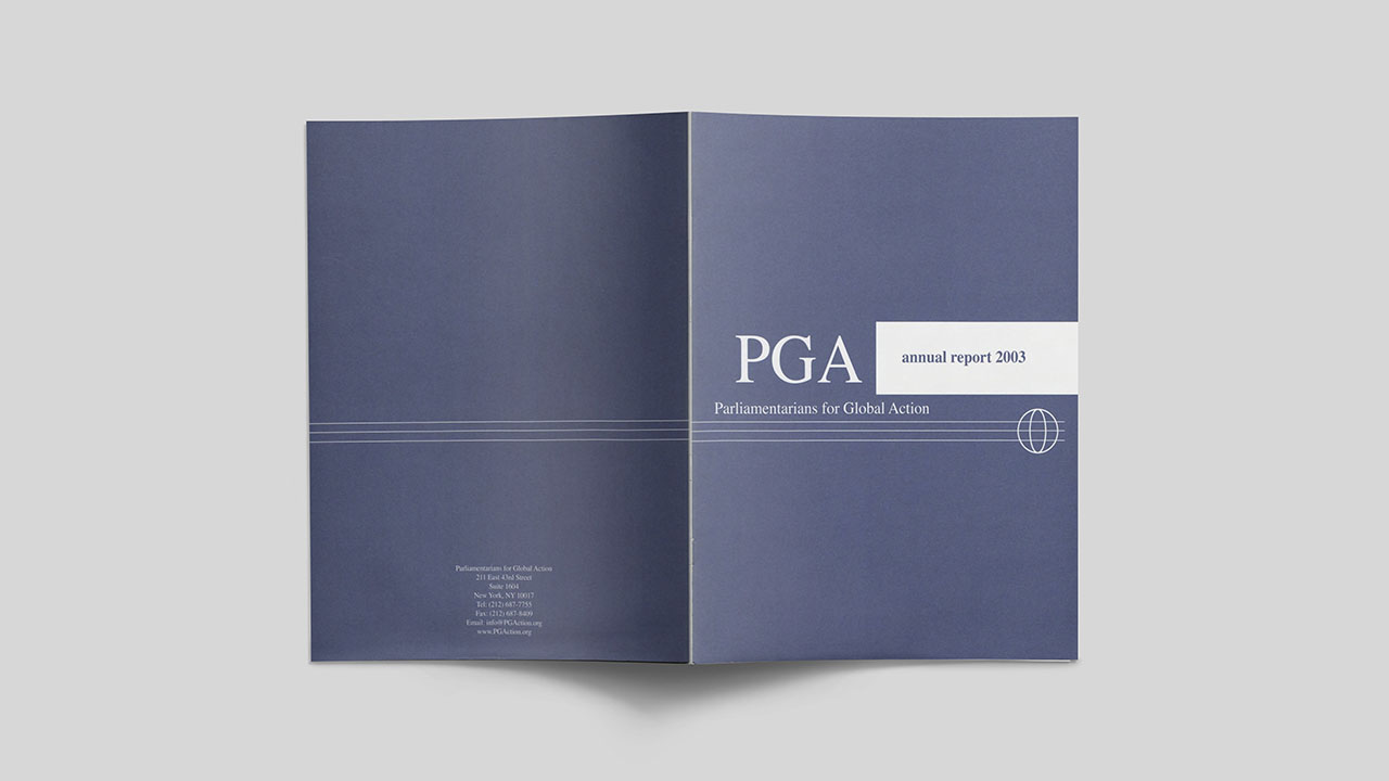 Rapport annuel de PGA 2003