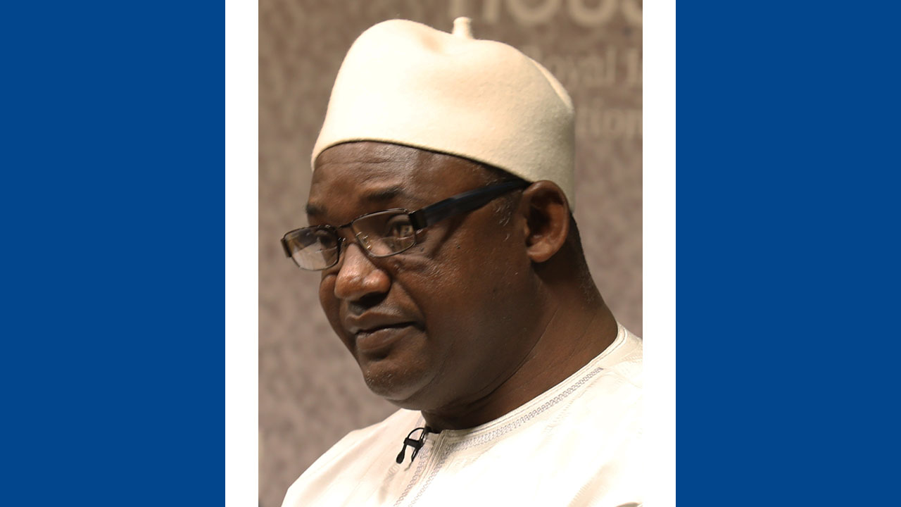 M. Adama Barrow, le Président nouvelle élu de la Gambie.