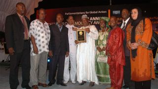 In 2011, PGA honoured H.E. Dr. Ernest Bai Koroma, President of Sierra Leone, for his fight against corruption and the implementation of policies to promote peace, democracy and transparency in his country.