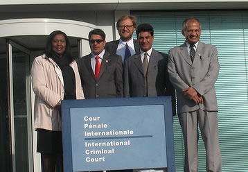 Organized by PGA, a Delegation of 3 Members of the Constituent Delegation of Nepal participated in a series of high level bilateral meetings at the International Criminal Court in mid September 2011.
