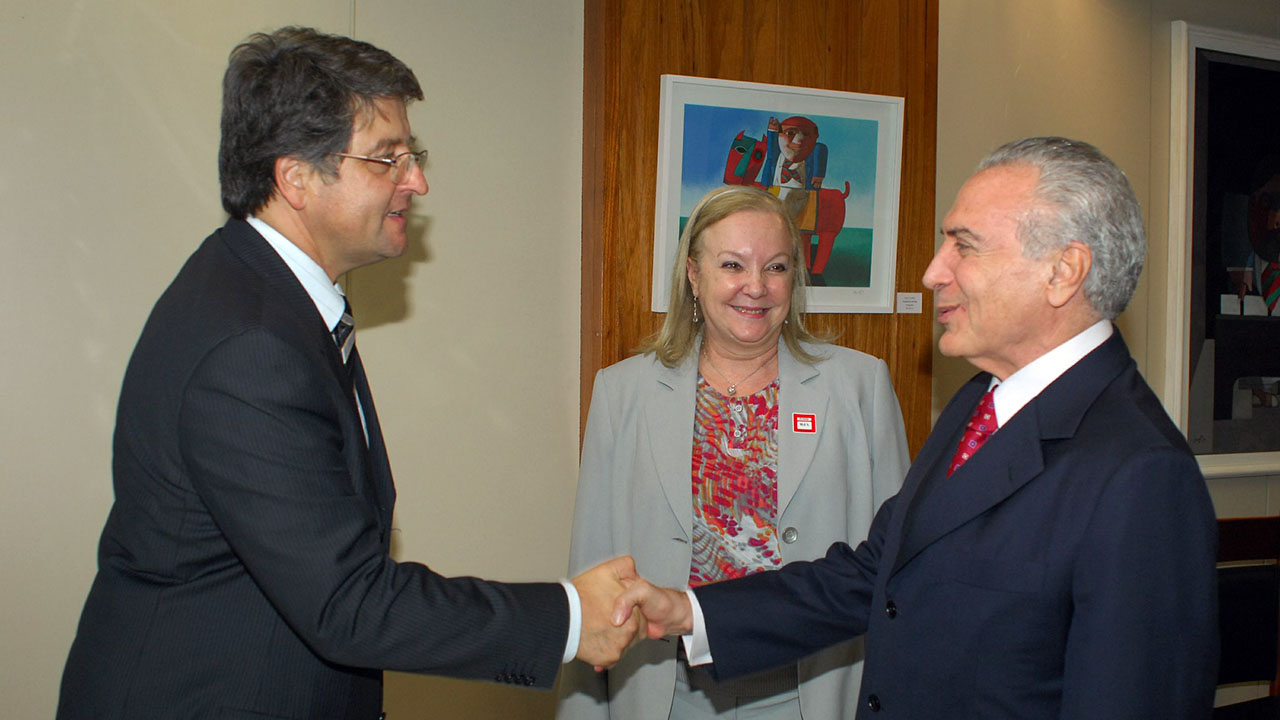 The delegation was received by the Vice-President of the Republic, H.E. Prof. Michel Temer and the Minister for Human Rights, Ms. Maria do Rosário Nunes, MP. 