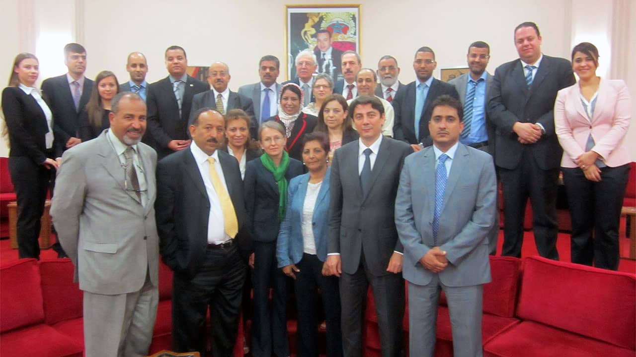 The Working Group met for its 5th session under the gracious auspices of the House of Representatives of Morocco in Rabat on 17 and 18 May 2012.