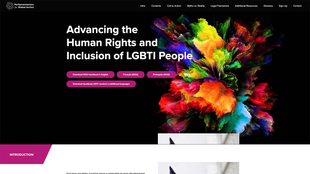 Advancing the Human Rights and Inclusion of LGBTI People