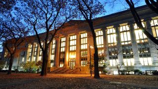 Harvard Law School Library in Langdell Hall.