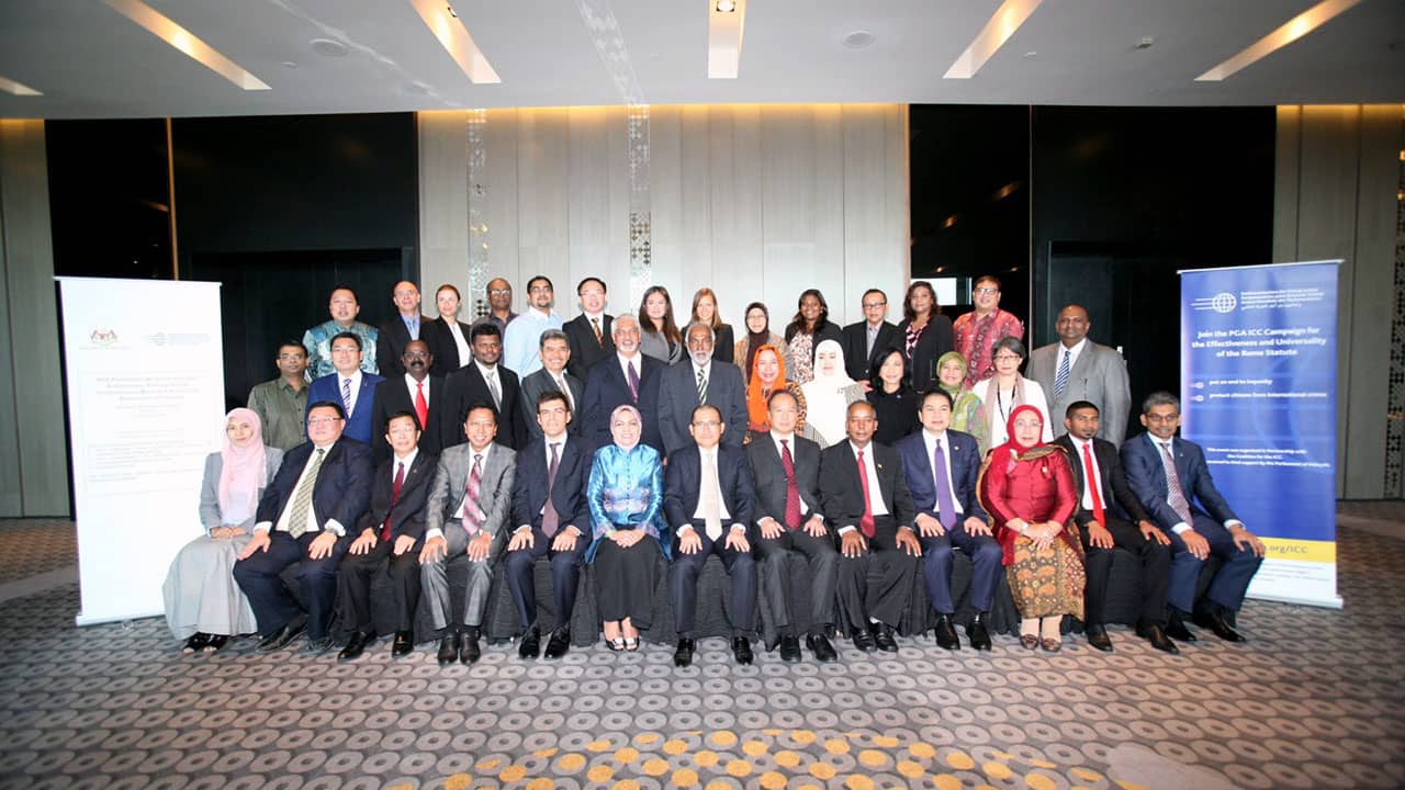 The Parliament of Indonesia was represented by 6 Members of Parliament from the House and the Senate, including leading PGA Members in Indonesia. Photo: Malaysian Parliament.