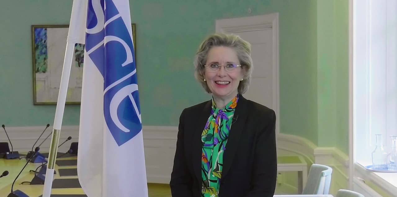Margareta Cederfelt was elected to the Presidency of the OSCE PA at a remote session on July 6, 2021