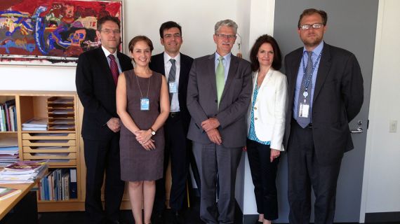 PGA Member Mogens Lykketoft, MP (Speaker of the Parliament of Denmark) visits the UN and meets PGA senior staff