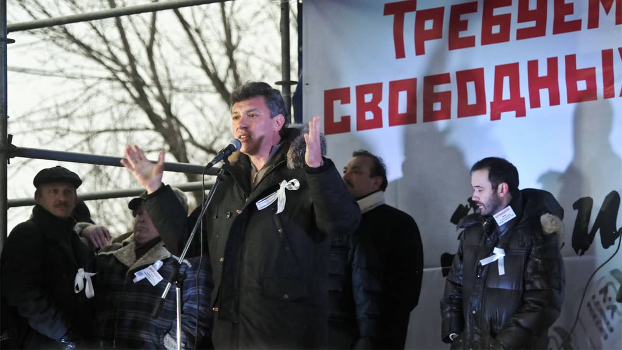 Boris Nemtsov was a democratic activist, opposition leader, and human rights defender. Photo: Zurab Zavakhadze