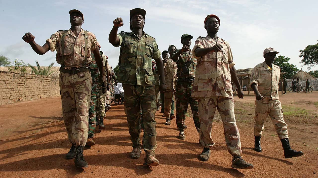 Rebeldes en el norte de la República Centroafricana. Foto: hdptcar