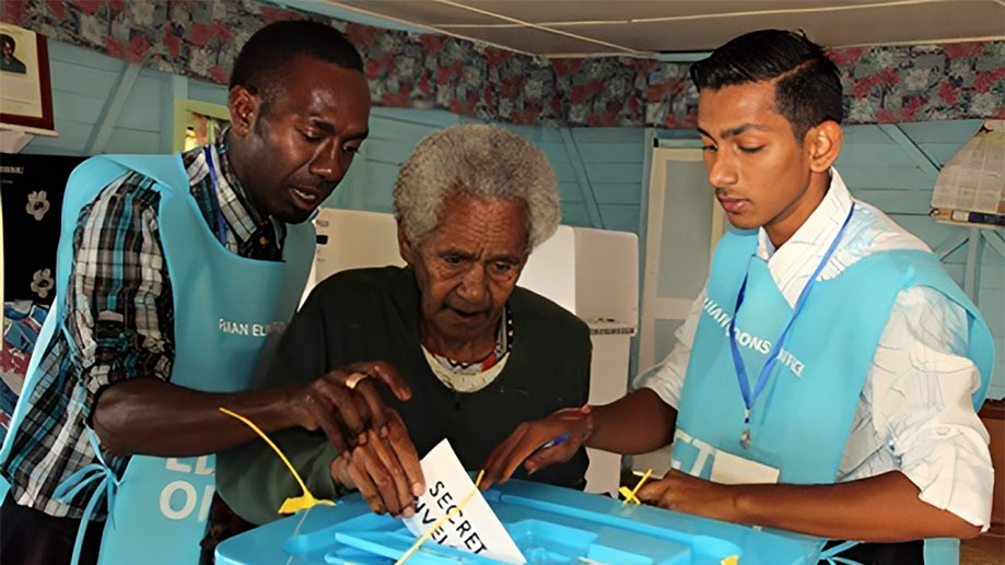 Fiji is holding the first democratic parliamentary elections in its history on September 17, 2014.