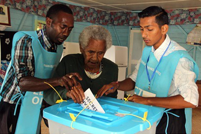 Fiji is holding the first democratic parliamentary elections in its history on September 17, 2014.