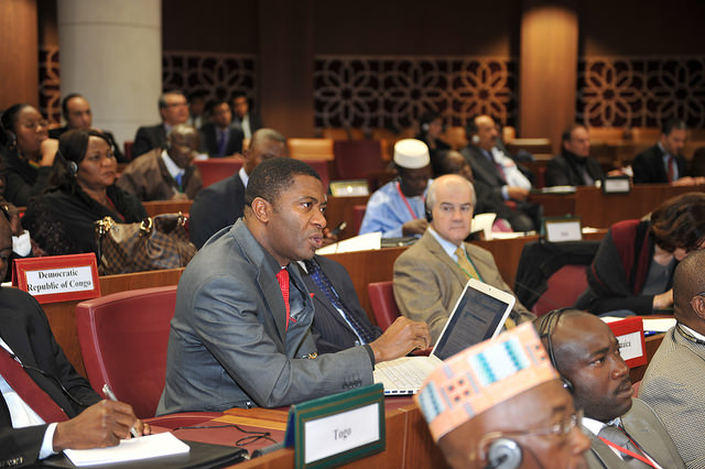 Hon. Koffi Jean Joel Kissi, MP participates at the 8th Session of the Consultative Assembly of Parliamentarians for the ICC and the Rule of Law (CAP ICC), December 2014