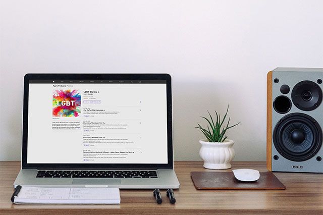 screenshot of the Podcast LGBT Stories