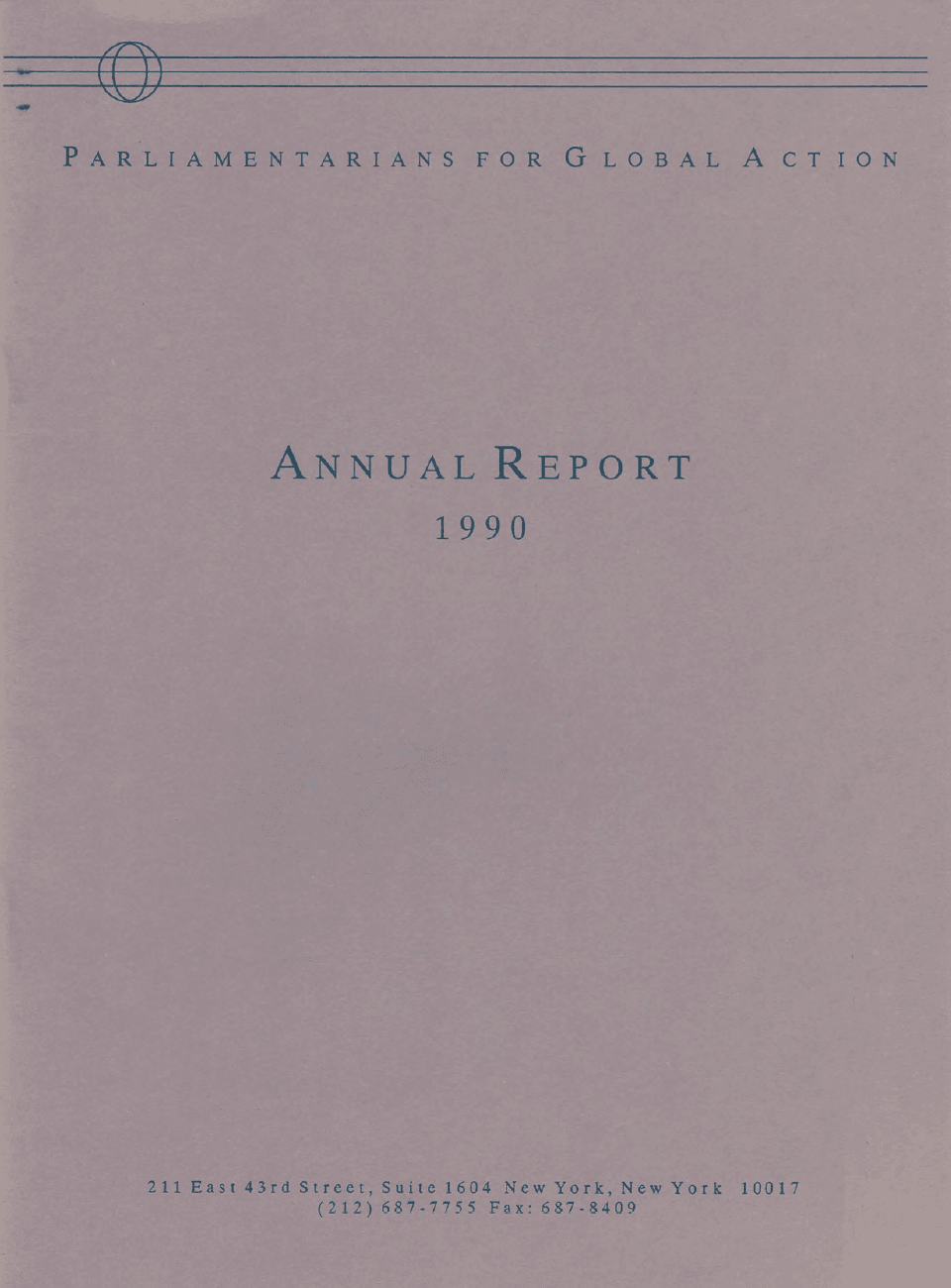 Rapport annuel de PGA 1990