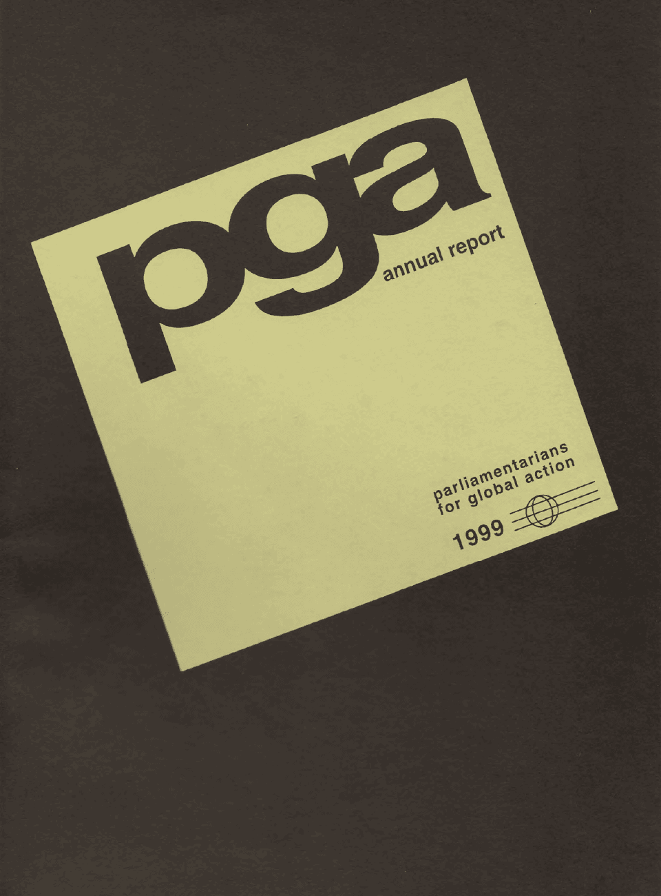 Rapport annuel de PGA 1999