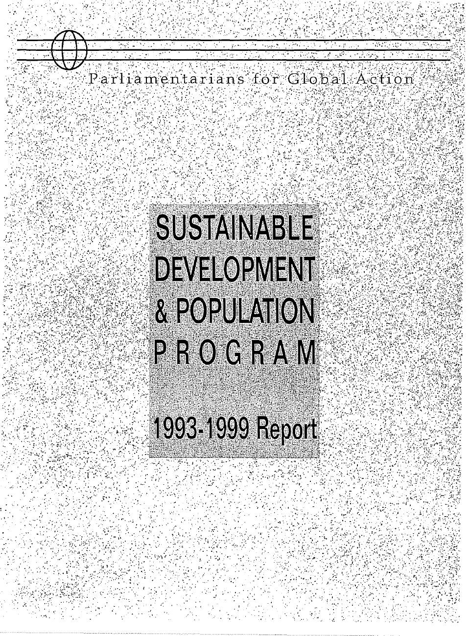 Rapport du programme de développement durable et de population : 1993-1999