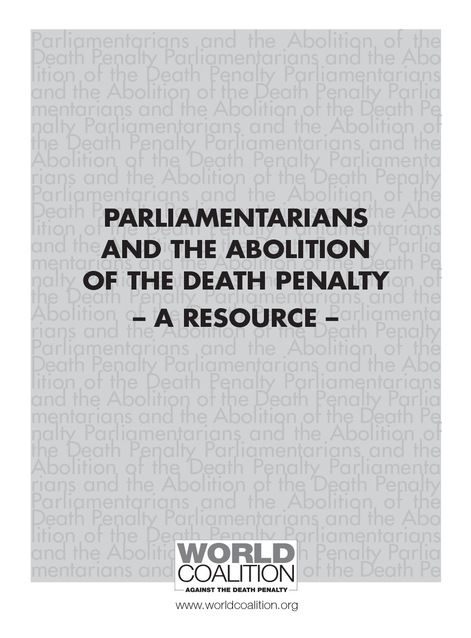 Parliamentary Guidebook on the Abolition of the Death Penalty